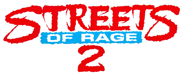 Streets of Rage 2 logo for Sega Mega Drive