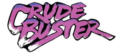 Two Crude Dudes logo for Sega Mega Drive