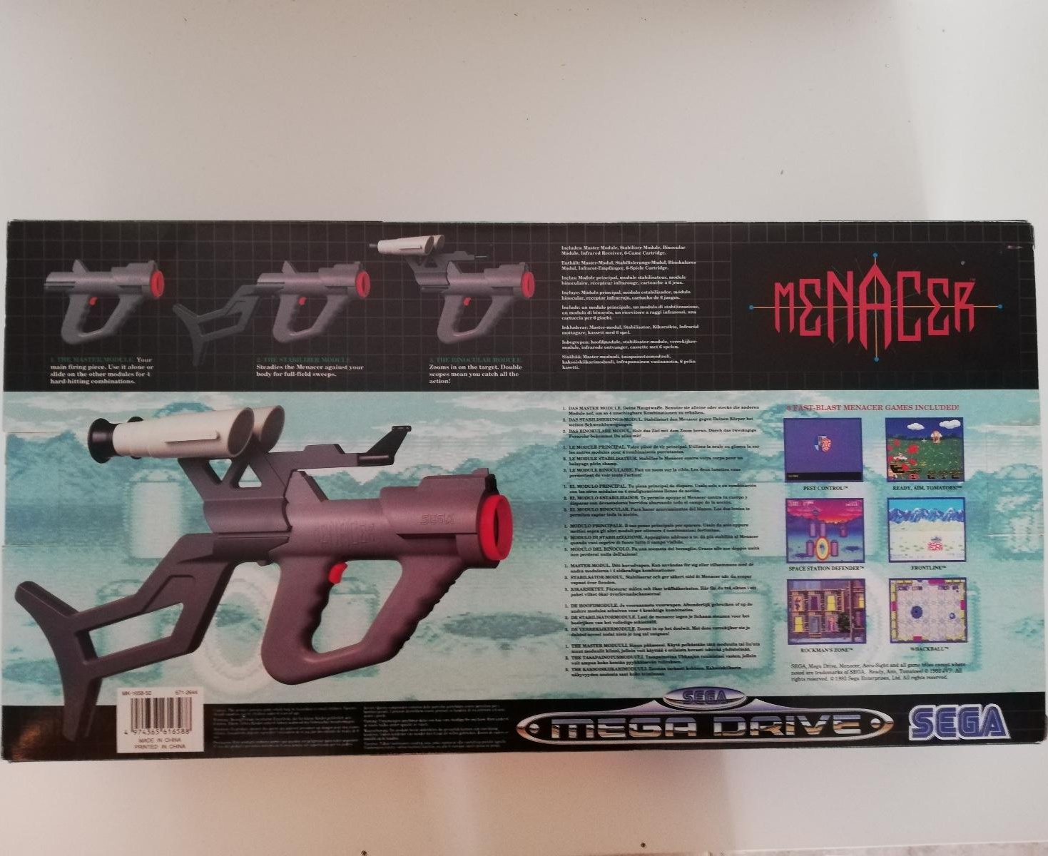 Menacer Gun Bundle screenshot 2 for Sega Mega Drive