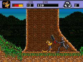 Awesome Possum Kicks Dr. Machino's Butt screenshot 3 for Sega Mega Drive