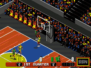 David Robinson's Basketball screenshot 5 for Sega Mega Drive