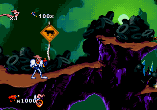 Earthworm Jim screenshot 3 for Sega Mega Drive