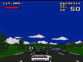 Lotus Turbo Challenge screenshot 3 for Sega Mega Drive