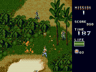 Mercs screenshot 3 for Sega Mega Drive