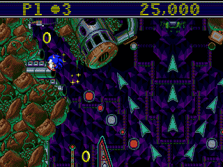 Sonic the Hedgehog Spinball screenshot 3 for Sega Mega Drive