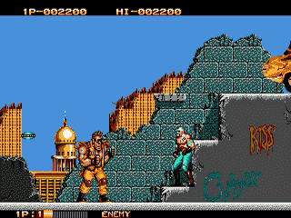 Two Crude Dudes screenshot 3 for Sega Mega Drive
