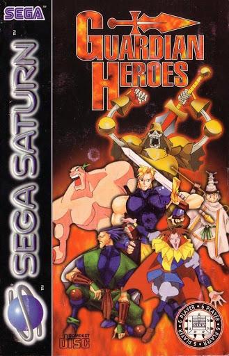 Guardian Heroes box art for Sega Saturn