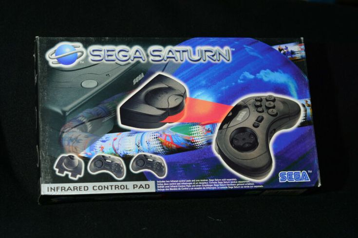 Sega Saturn Infrared Remote Control Pad with Receiver box art for Sega Saturn