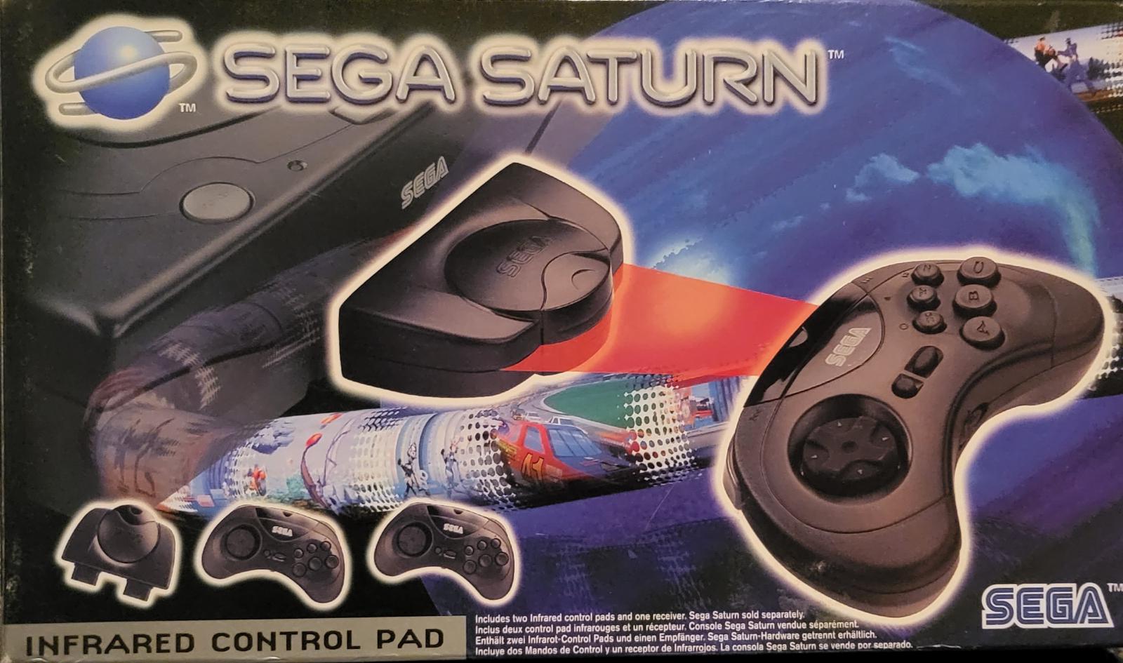 Infrared Control Pad box art for Sega Saturn