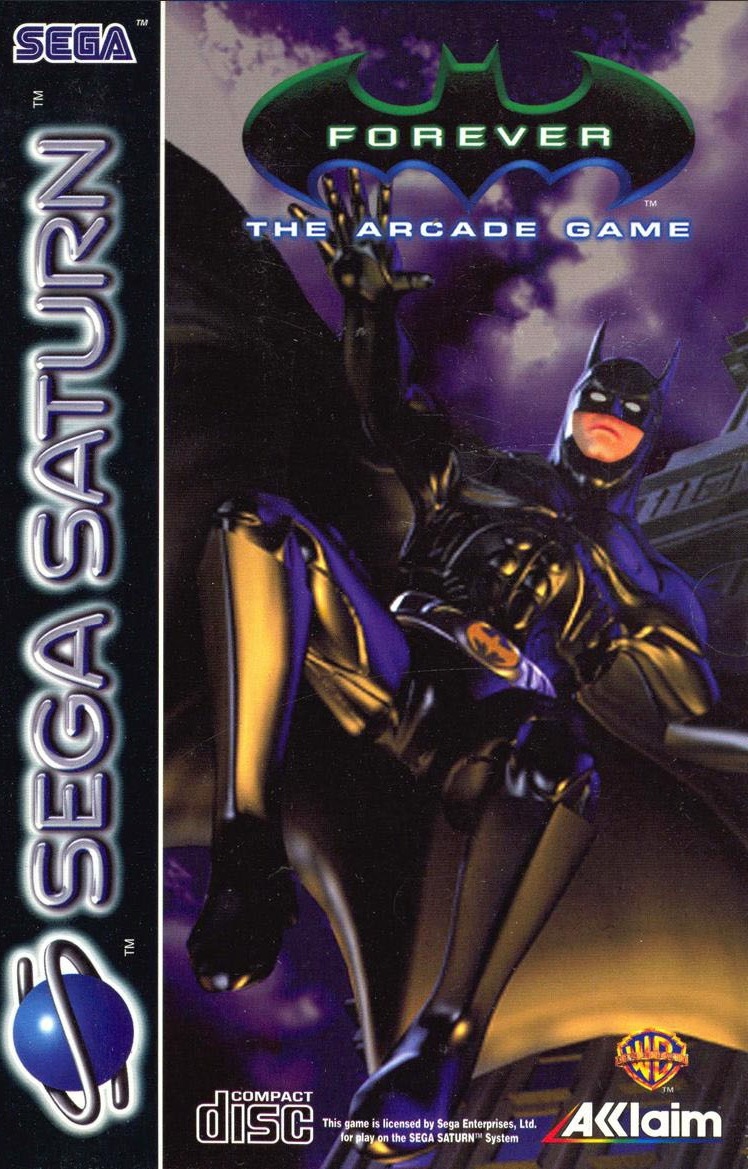 Batman Forever box art for Sega Saturn