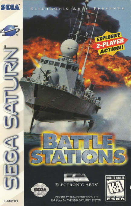 Battle Stations box art for Sega Saturn