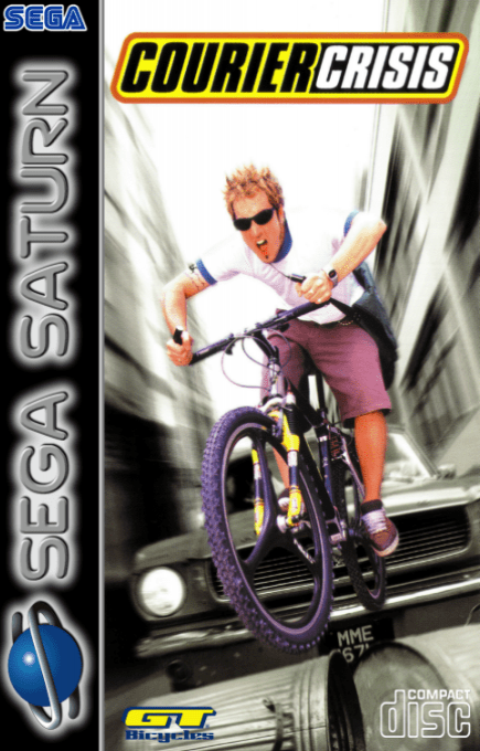 Courier Crisis box art for Sega Saturn