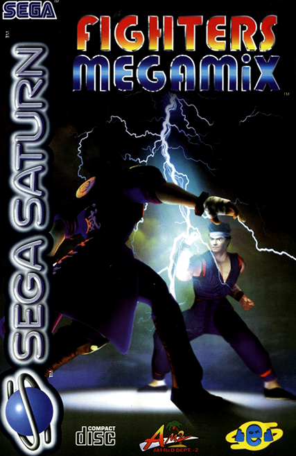 Fighters Megamix box art for Sega Saturn