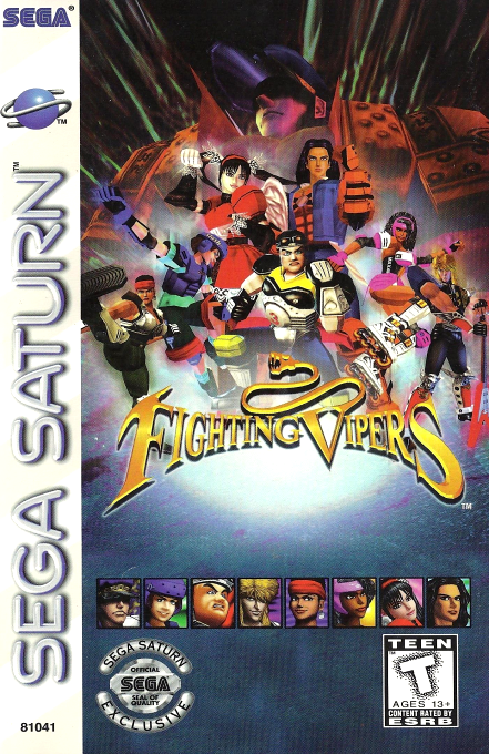 Fighting Vipers box art for Sega Saturn