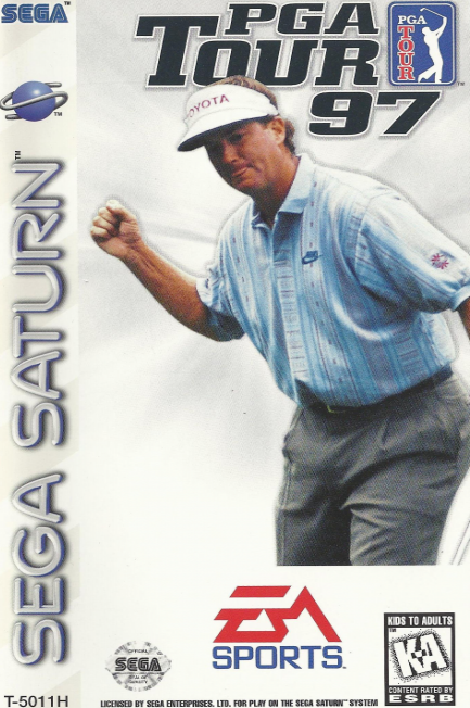 PGA Tour 97 box art for Sega Saturn