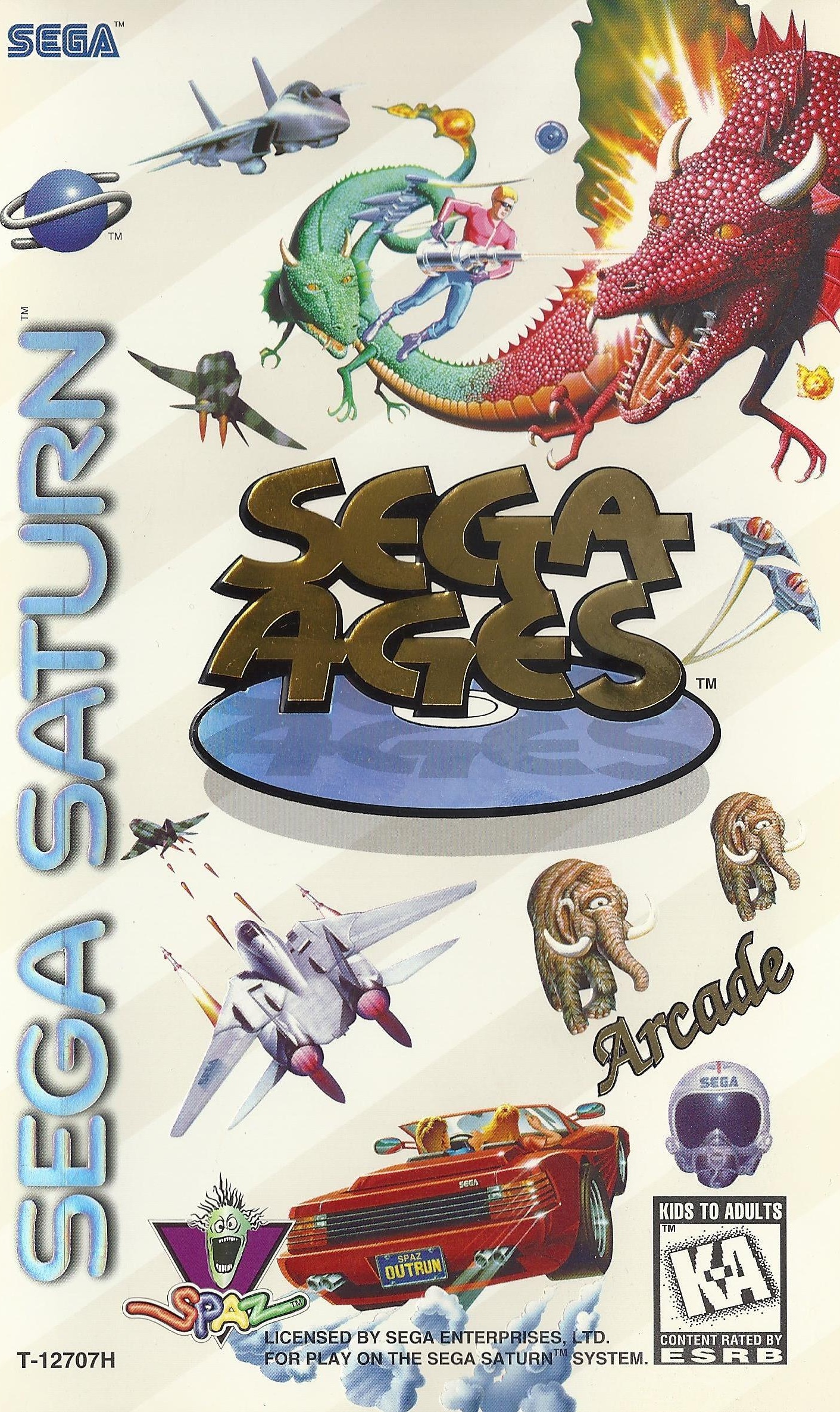 Sega Ages box art for Sega Saturn