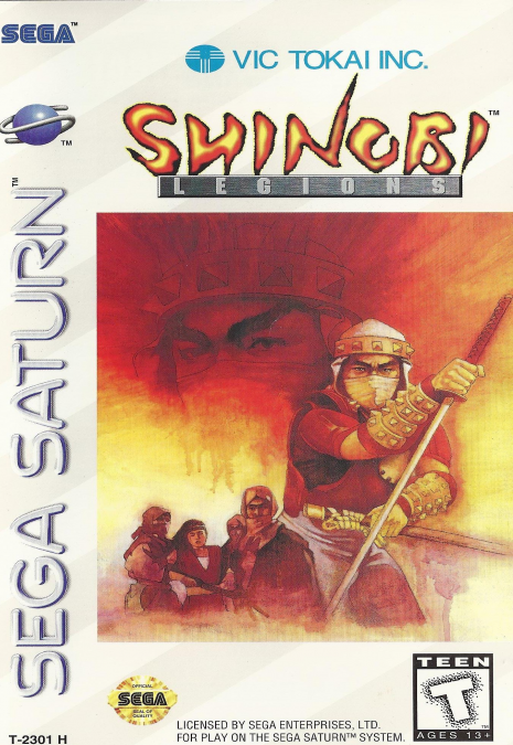 Shinobi Legions box art for Sega Saturn