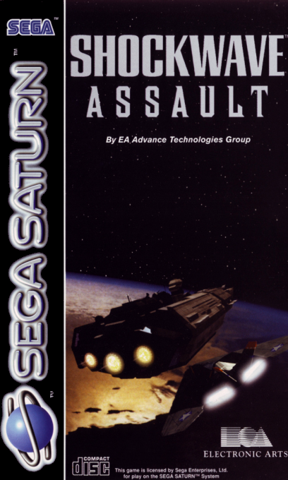 Shockwave Assault box art for Sega Saturn