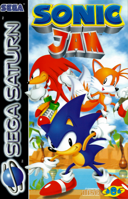 Sonic Jam box art for Sega Saturn