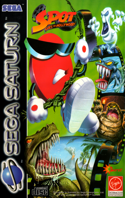 Spot Goes To Hollywood box art for Sega Saturn