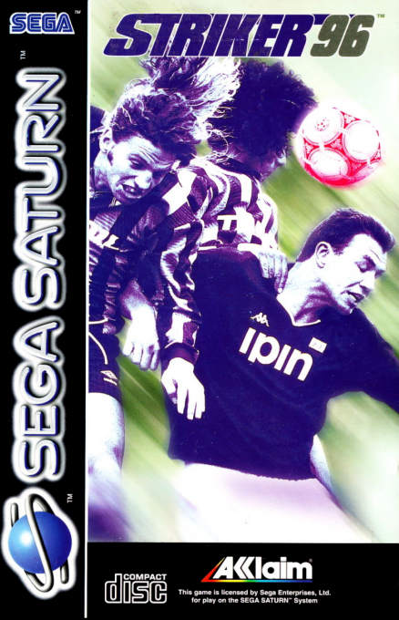 Striker '96 box art for Sega Saturn