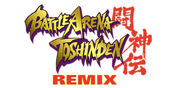 Battle Arena Toshinden Remix logo for Sega Saturn