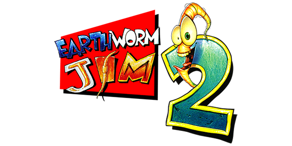 Earthworm Jim 2 logo for Sega Saturn