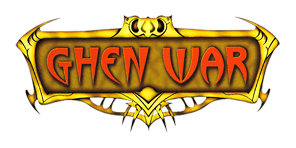 Ghen War logo for Sega Saturn