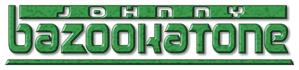Johnny Bazookatone logo for Sega Saturn