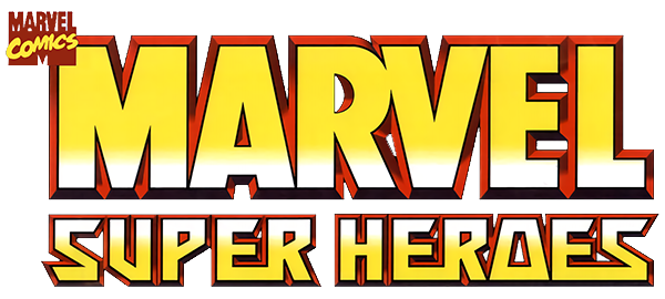 Marvel Super Heroes logo for Sega Saturn