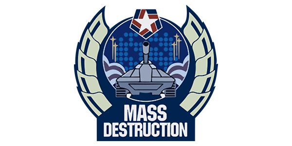 Mass Destruction logo for Sega Saturn
