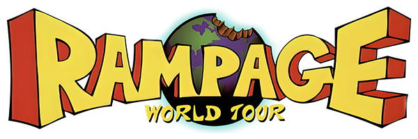 Rampage World Tour logo for Sega Saturn