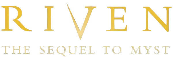 Riven: The Sequel to Myst logo for Sega Saturn