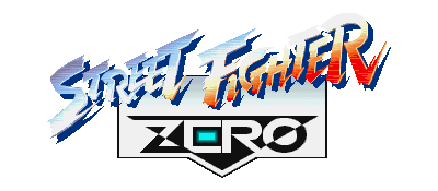 Street Fighter Zero logo for Sega Saturn