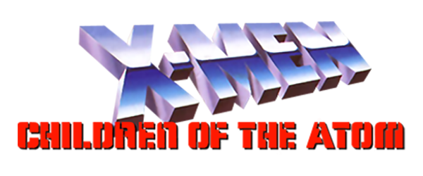 X-Men Children of the Atom logo for Sega Saturn