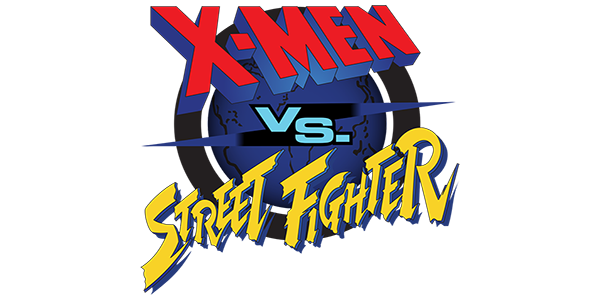 X-Men vs. Street Fighter logo for Sega Saturn
