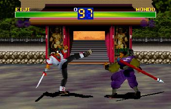 Battle Arena Toshinden Remix screenshot 3 for Sega Saturn