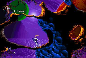 Earthworm Jim 2 screenshot 3 for Sega Saturn