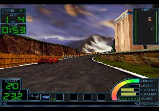 Impact Racing screenshot 3 for Sega Saturn