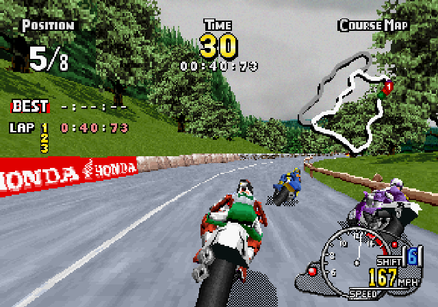 Manx TT Super Bike screenshot 2 for Sega Saturn