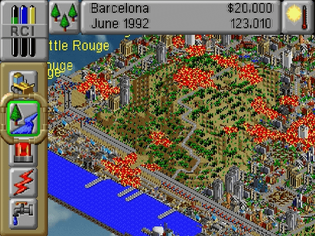 SimCity 2000 screenshot 3 for Sega Saturn