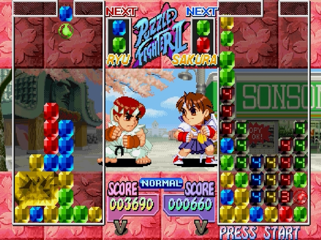 Super Puzzle Fighter II Turbo screenshot 3 for Sega Saturn