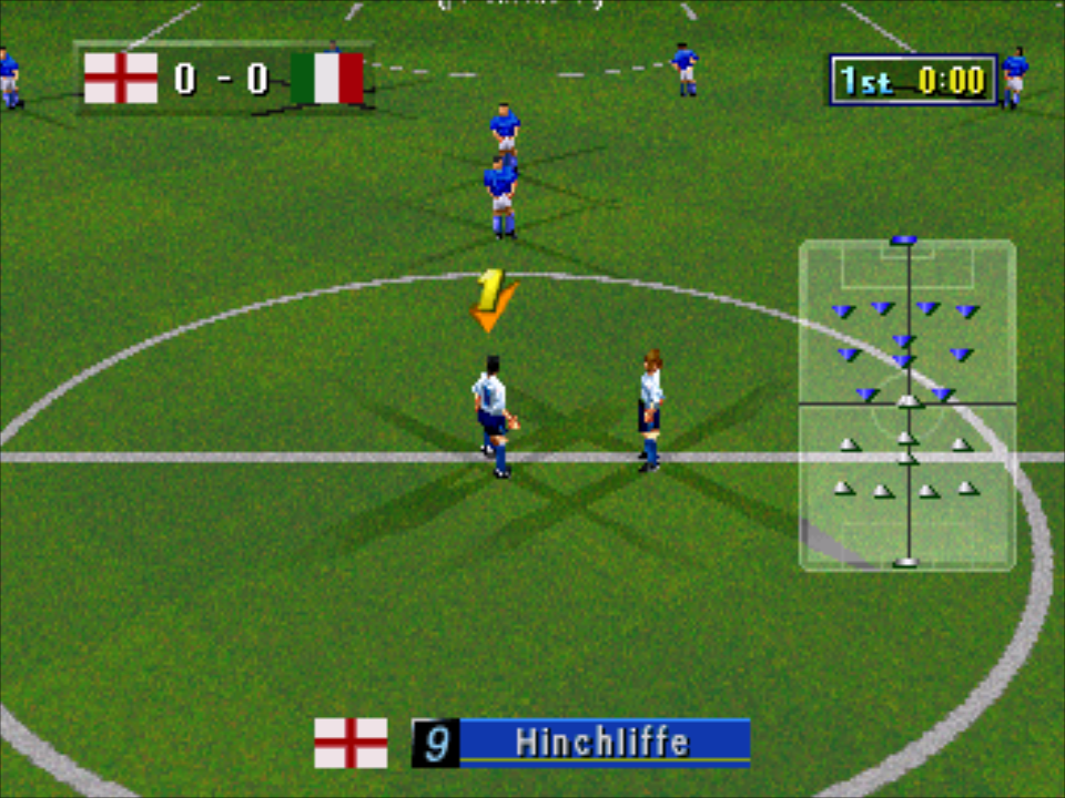 Victory Goal Worldwide Edition screenshot 3 for Sega Saturn