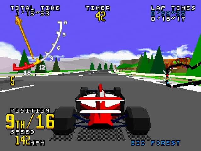 Virtua Racing screenshot 3 for Sega Saturn