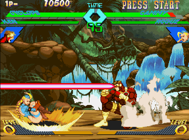 X-Men vs. Street Fighter screenshot 3 for Sega Saturn