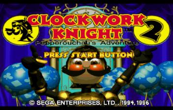 Clockwork Knight 2 title screen for Sega Saturn