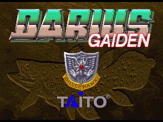 Darius Gaiden title screen for Sega Saturn
