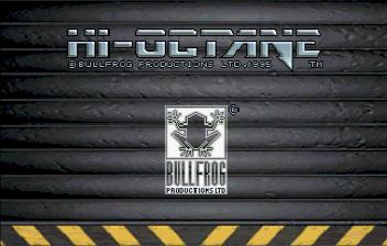 Hi-Octane title screen for Sega Saturn