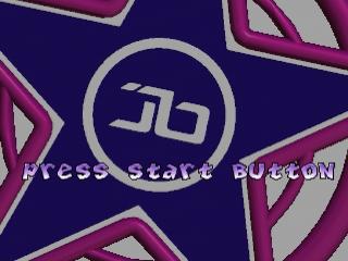 Johnny Bazookatone title screen for Sega Saturn