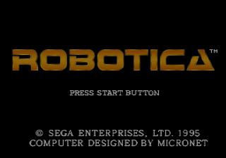 Deadalus title screen for Sega Saturn